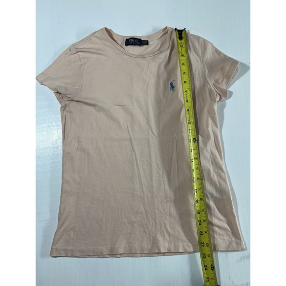 Polo Ralph Lauren Women's Cotton Tshirt  Blue Pony Logo Size Small Casual - Picture 4 of 8